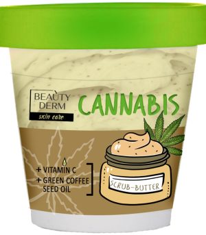 Keha koorija-või "BeautyDerm", Cannabis 250 gr