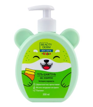 Dušigeel ja šampoon 2in1 "Beauty Derm Kids", karamelli lõhnaga 300ml