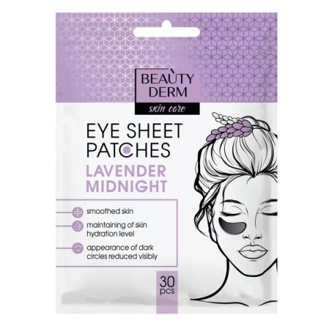 Eye sheet patches Beatyderm Lavender Midnight, 30 pcs