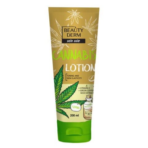 Toning body lotion BeatyDerm Cannabis, 200 ml