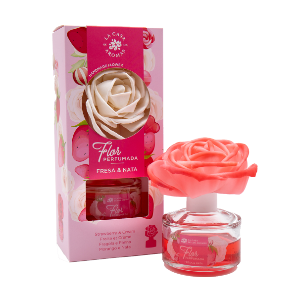 Ilmanraikastin La Casa de los Aromas Mikado Fresa & Nata 65ml