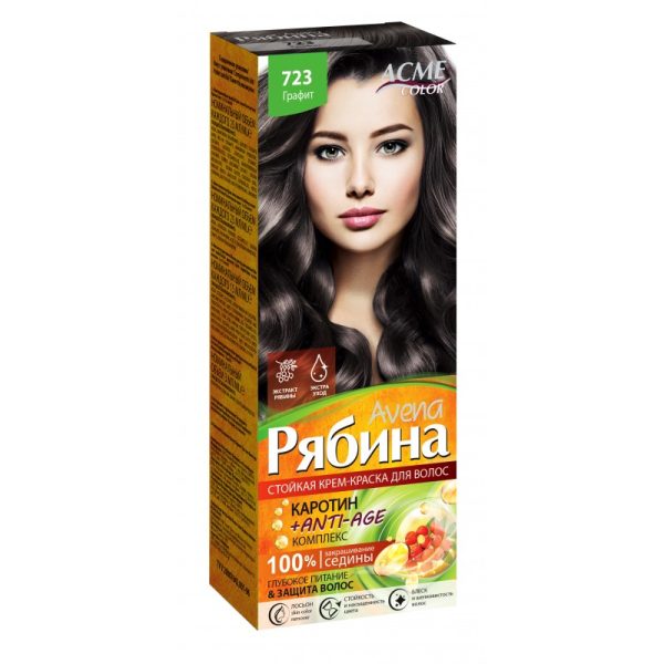 Краска для волос “Acme color Рябина”, 723 Графит