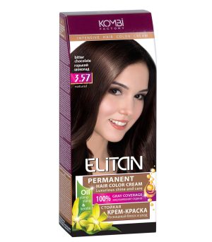 Крем-краска для волос «Elitan», 3.57 — Горький шоколад