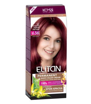 Крем-краска для волос «Elitan» , 6.56 — Терпкий бургунди