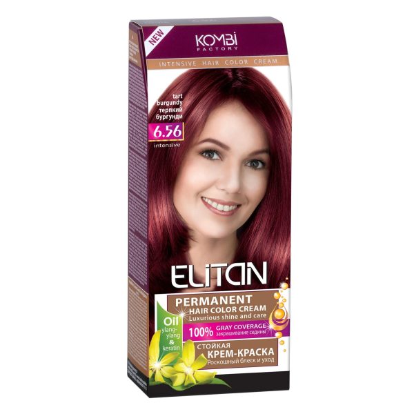 Juuksevärv “Elitan”, 6.56 Tart Burgundy
