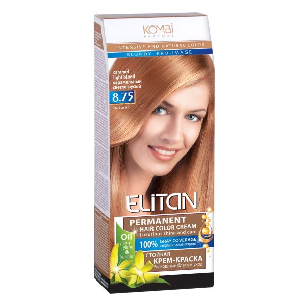 Juuksevärv “Elitan”, 8.75 Caramel Light Blond