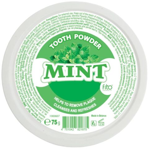 Порошок для чистки зубов «Mint», со вкусом мяты 75 г