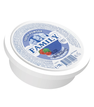 Toothpowder "Family" , mint and strawberry flavoured 75g