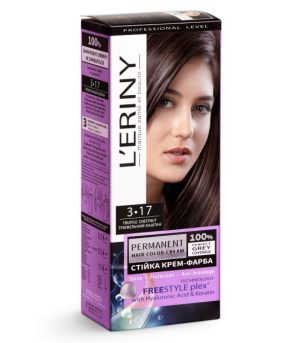 Permanent hair color cream L’ERINY, 3.17, Truffle chestnut