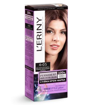 Permanent hair color cream L’ERINY, 4.05 Red Truffle chestnut