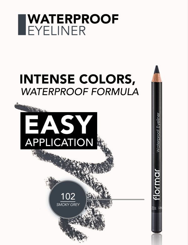 Silmapliiats “Flormar” nr 102 Smoky Grey (hall)