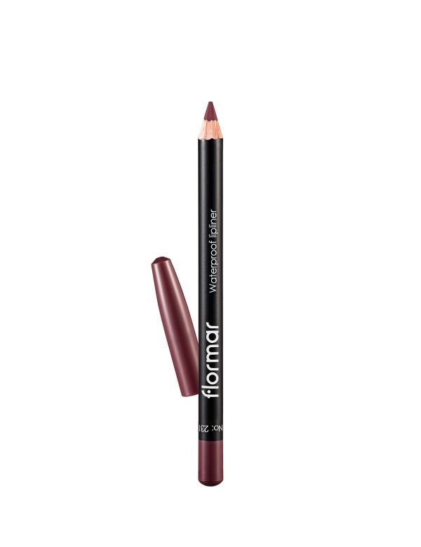 Водостойкий карандаш для губ “Flormar” nr 231 “Berry Stain”