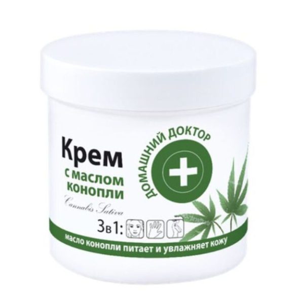 Крем для лица и тела 3in1 “Домашний Доктор”, с маслом конопли 250мл