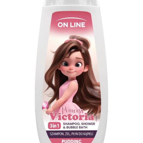 Shampoo, shower gel and bath foam 3in1 “On Line Victoria” 400ml