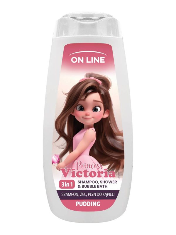 Shampoo, shower gel and bath foam 3in1 “On Line Victoria” 400ml