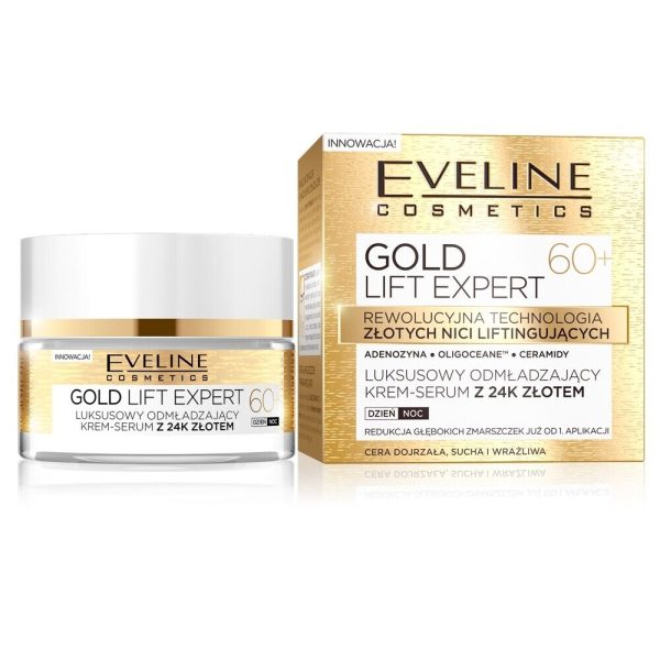 Kasvovoide ”Eveline Cosmetics” ”Gold Lift Expert” 60+ 24h 50ml