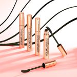Mascara Eveline Volumix Fiberlast Pink Gold, black, 10ml