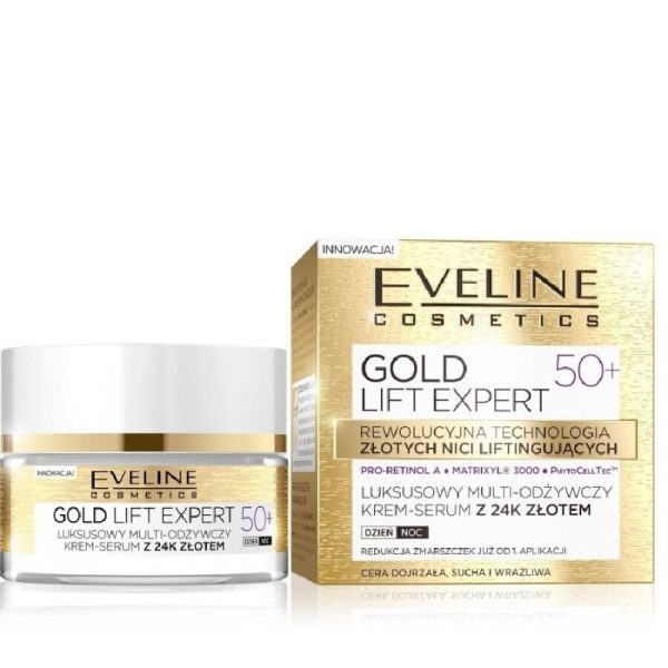 Крем для лица “Eveline Gold Lift Expert” 50 мл