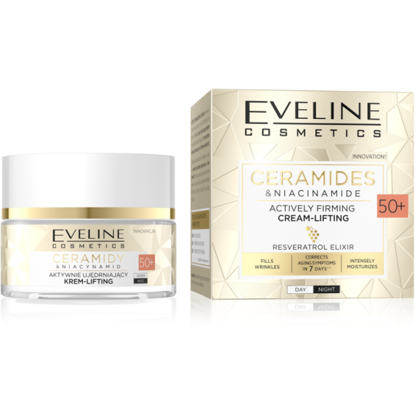 Крем для лица “Eveline Ceramides & Niacinamide” 50 мл 50+ Лифтинг