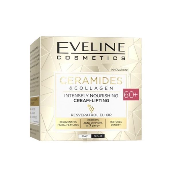 Intensiivselt toitev kreem “Eveline Ceramides & Collagen” 60+, 50ml