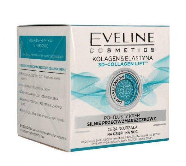 Крем для лица “Eveline 3D Collagen Lift”  50мл
