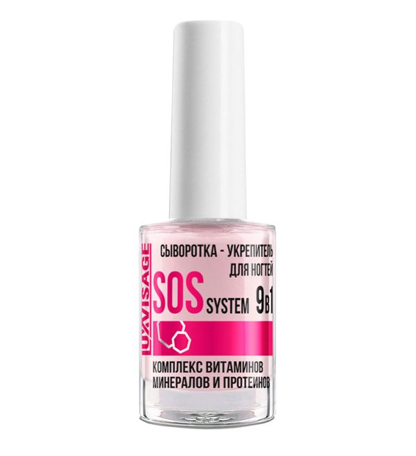 Nail Enhancer “Lux Visage””Sos System” 9IN1 9 g