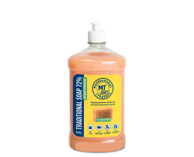Мыло жидкое хозяйственное 72%, 500 мл Мыло жидкое хозяйственное 72%, 500 мл
