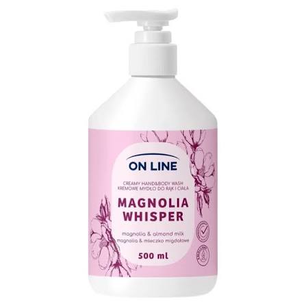 Kreemjas seep kätele ja kehale Magnolia Whisper 500 ml