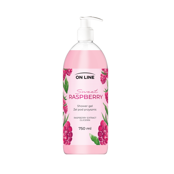Shower gel On Line “Sweet Raspberry” 750ml