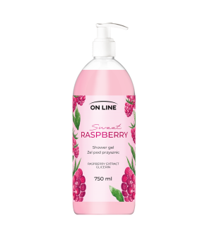 wizka - shower gel - malina SWEET RASPBERRY - 750 ml (POMPKA)