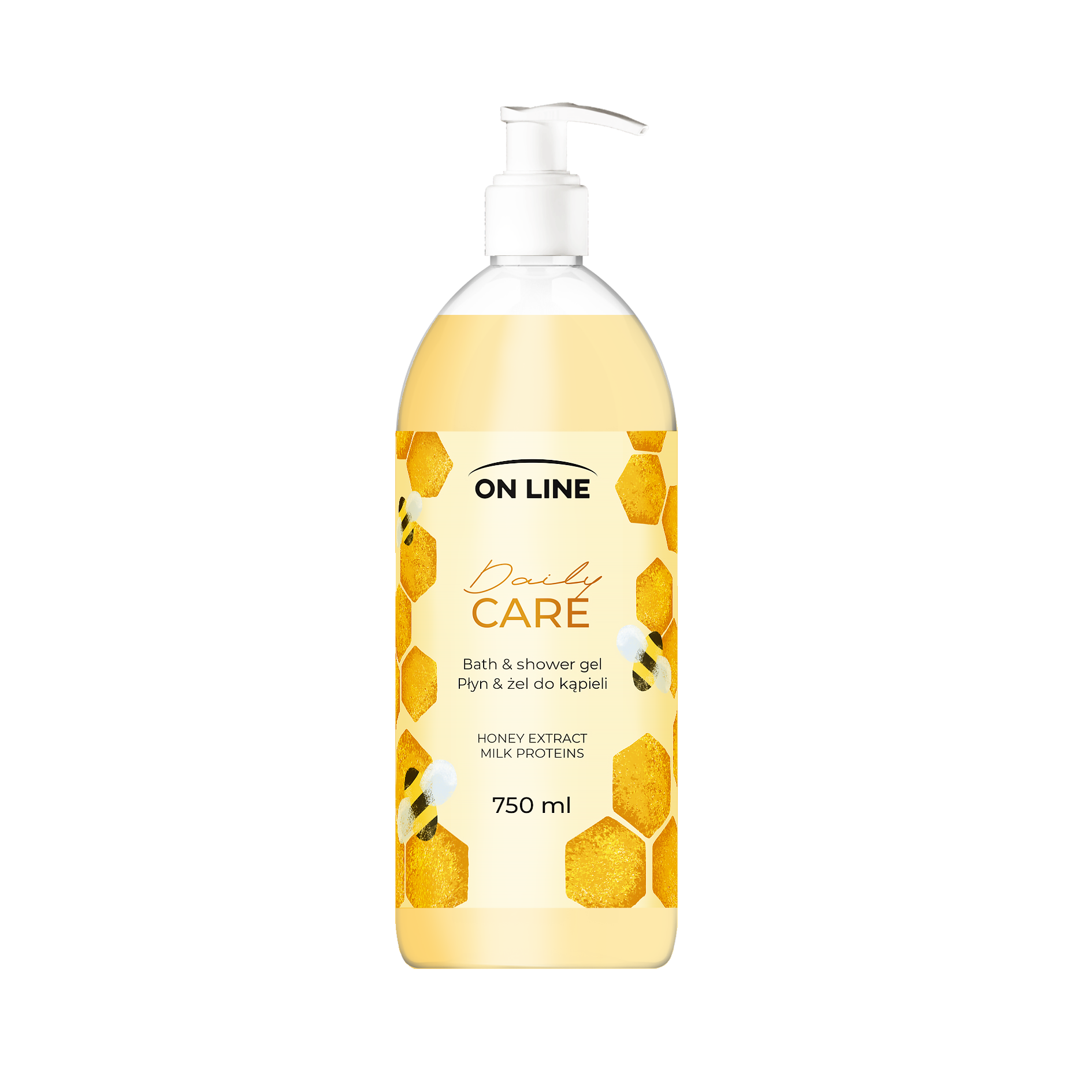 Shower gel and bath foam On Line “Daily Care” 750 ml Shower gel and bath foam On Line “Daily Care” 750 ml