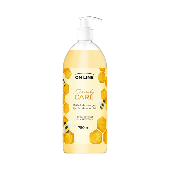 Suihkugeeli ja kylpyvaahto On Line ”Daily Care” 750 ml