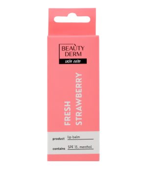Lip balm "Fresh Strawberry" SPF15 10ml
