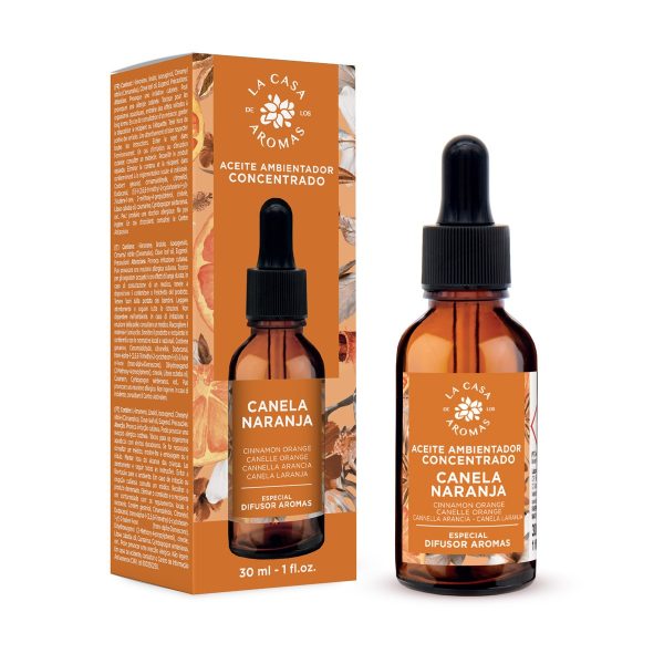 Kaneliöljy ”La Casa de los Aromas ”CINNAMON ORANGE (veteen liuotettuna) 30 ml