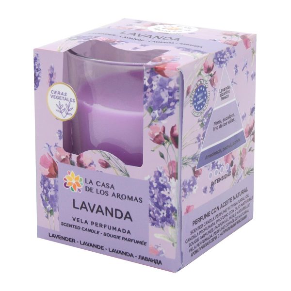 Lõhnastatud küünal “La casa de los Aromas” lavendel 140g