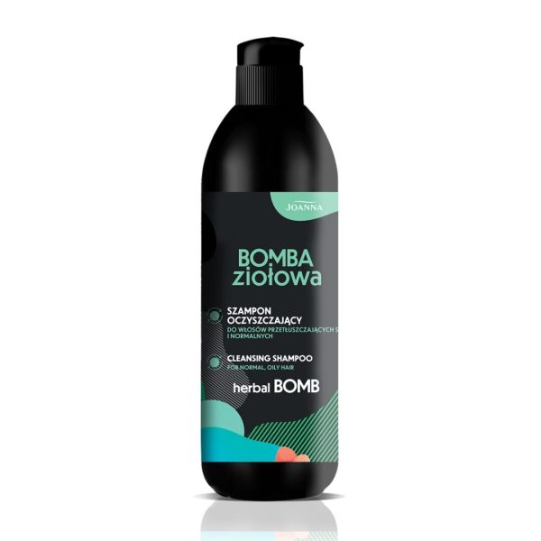 Очищающий шампунь “Joanna Herbal Bomb”, для жирных и нормальных волос 500 мл