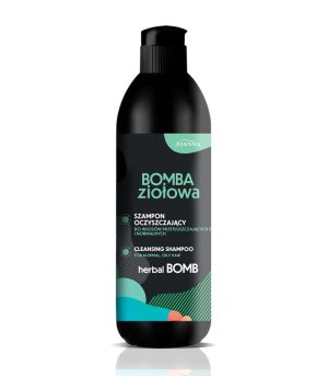 Puhastav šampoon "Joanna Herbal Bomb", rasustele ja normaalsetele juustele 500ml