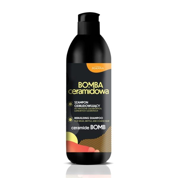 Rakenneuudistus shampoo ”Joanna Ceramide Bomb”, heikoille ja koville hiuksille 500 ml