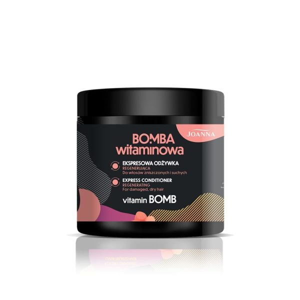 Palauttava hoitoaine ”Joanna Vitamin Bomb” vaurioituneille ja kuiville hiuksille 500g
