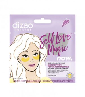 Golden eye patches "Dizao", collagen, retinol 2 pcs.