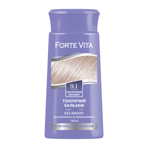 Sävyttävä Balsami “Forte Vita” 9.1 Platinablondi, 150ml