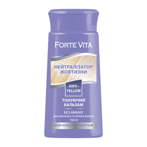 Toning balm “Forte Vita”, against yellowing 150 ml