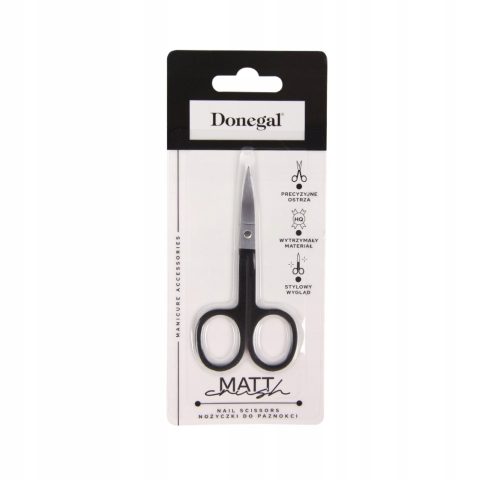 Manicure nail scissors “Donegal 2143”, black
