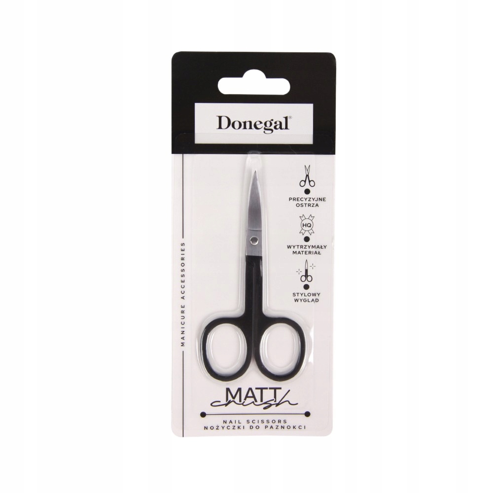 Manicure nail scissors “Donegal 2143”, black Manicure nail scissors “Donegal 2143”, black