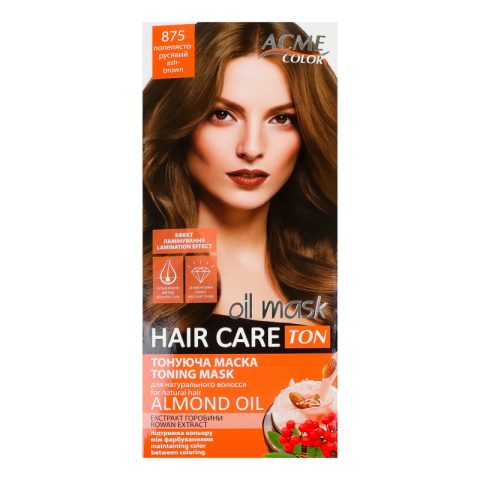 Tinting hair mask “Ryabina ton”, 875 dark blonde 30ml