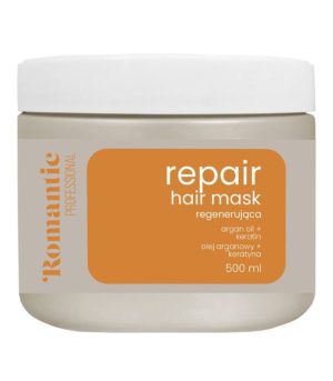 Taastav mask "Romantic Professional REPAIR", kahjustatud ja tuhmidele juustele 500ml