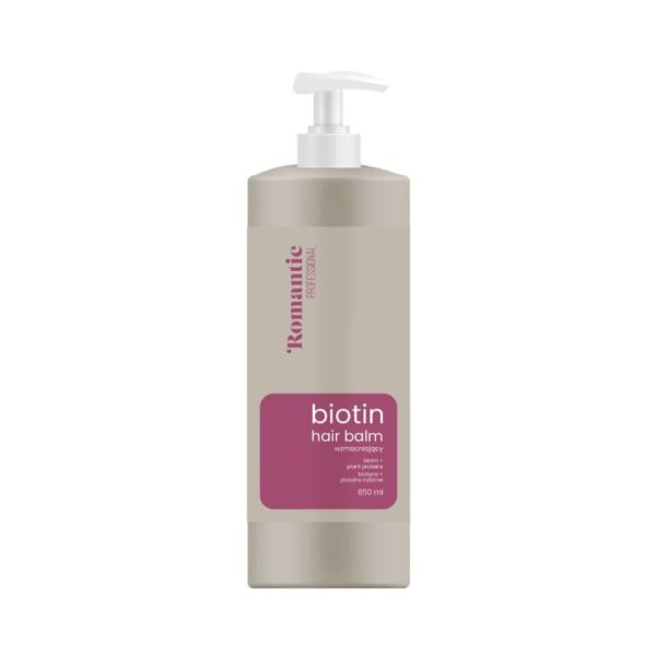 Vahvistava hoitoaine ”Romantic Professional BIOTIN” heikentyneille ja haalistuneille hiuksille 850ml