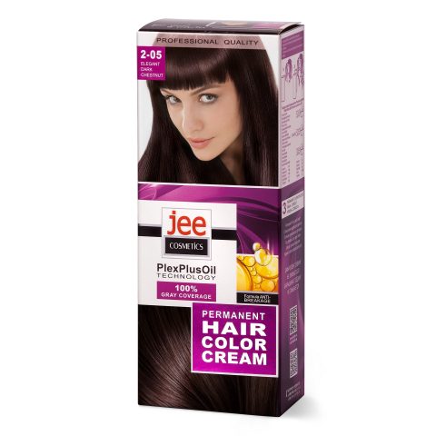 Permanent hair color cream “Jee Cosmetics”  2-05 DARK CHESTNUT