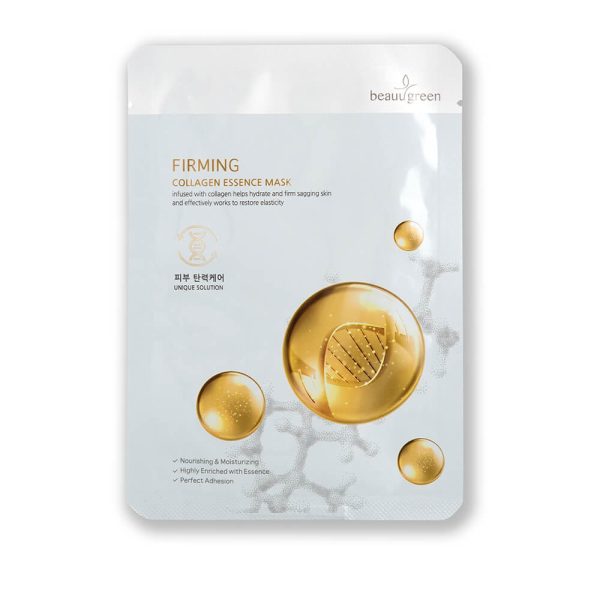 “Baugreen Premium Collagen”  Essence Mask, 23 g