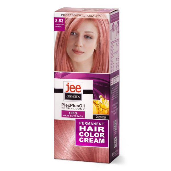 Püsikreemvärv Jee Cosmetics, 8-53 — STRAWBERRY BLONDE